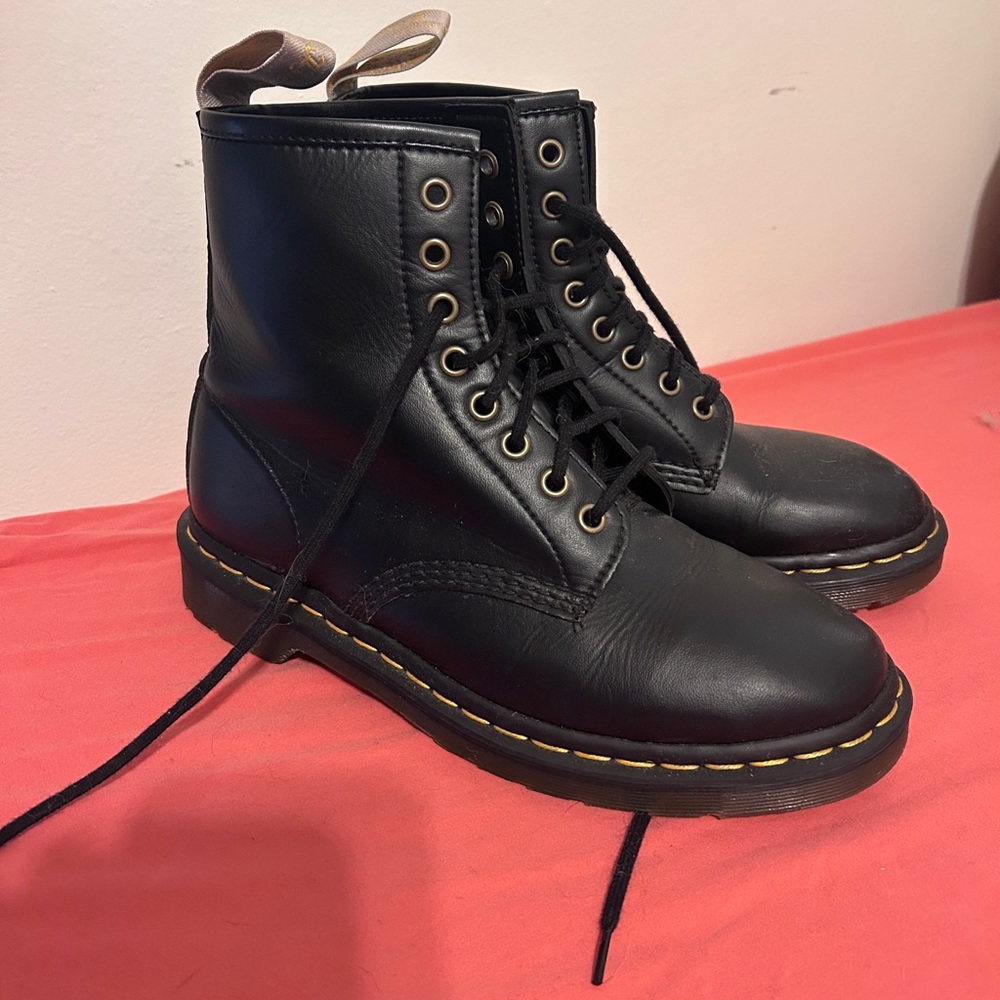 Dr. Martens Black Lace-Up Boots